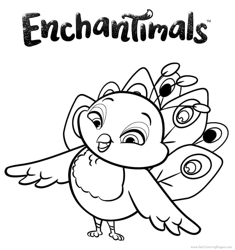 Coloriage Enchantimals Flap