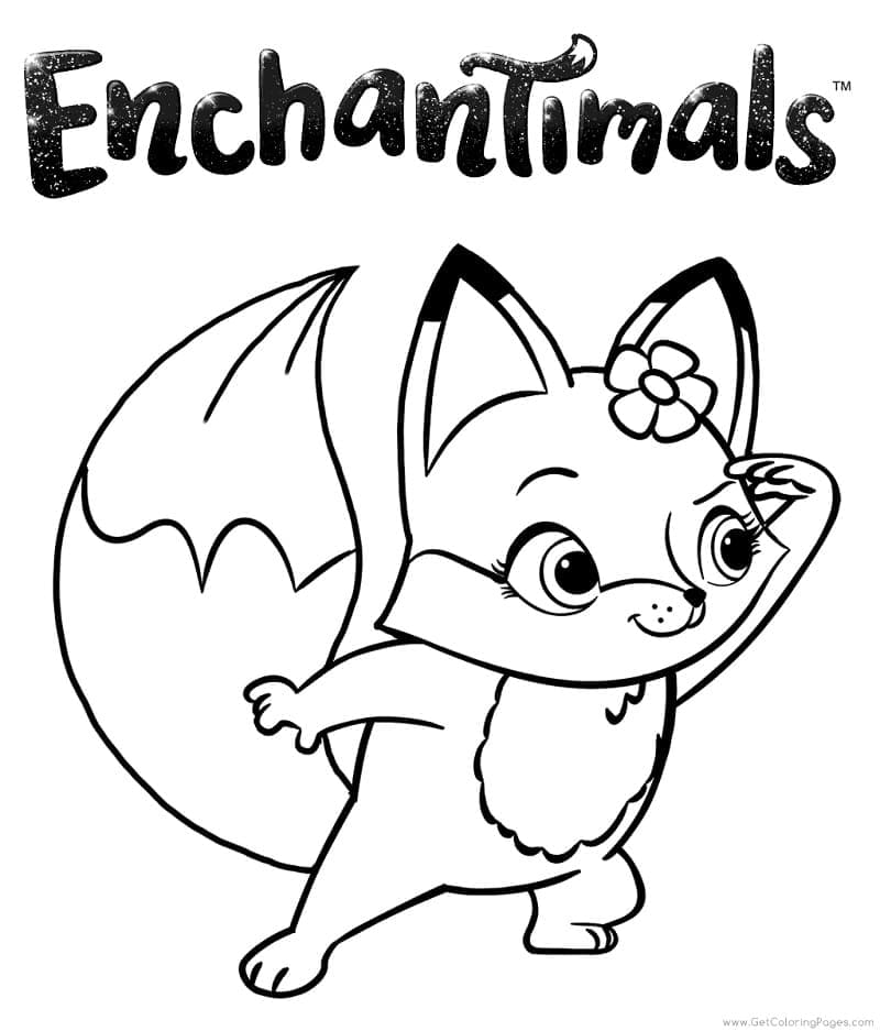 Enchantimals Flick coloring page