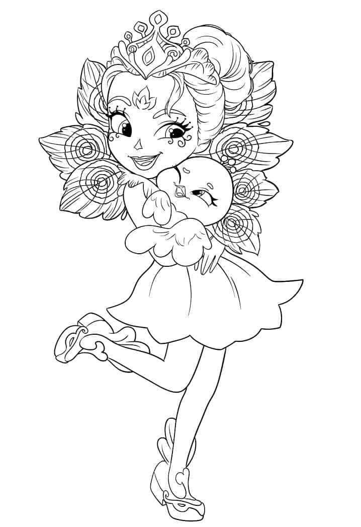 Enchantimals Patter et Flap coloring page