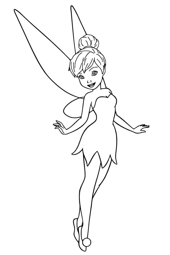 Fée Clochette de Peter Pan coloring page