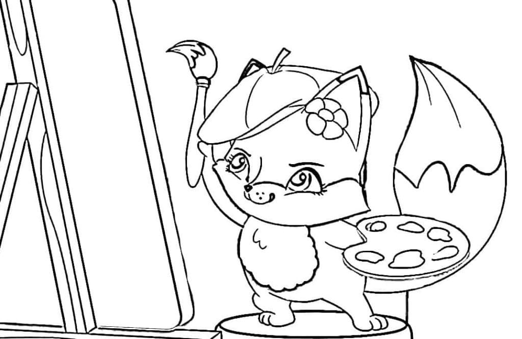 Flick de Enchantimals coloring page