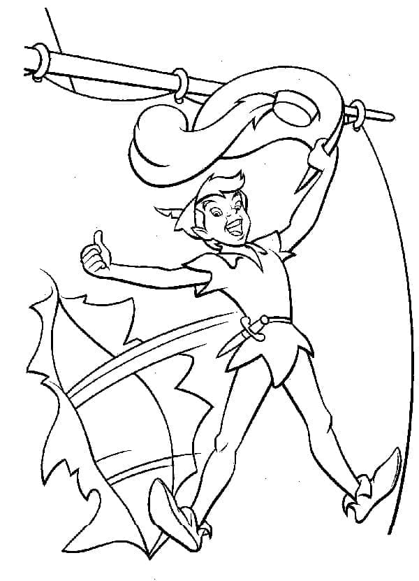 Génial Peter Pan coloring page