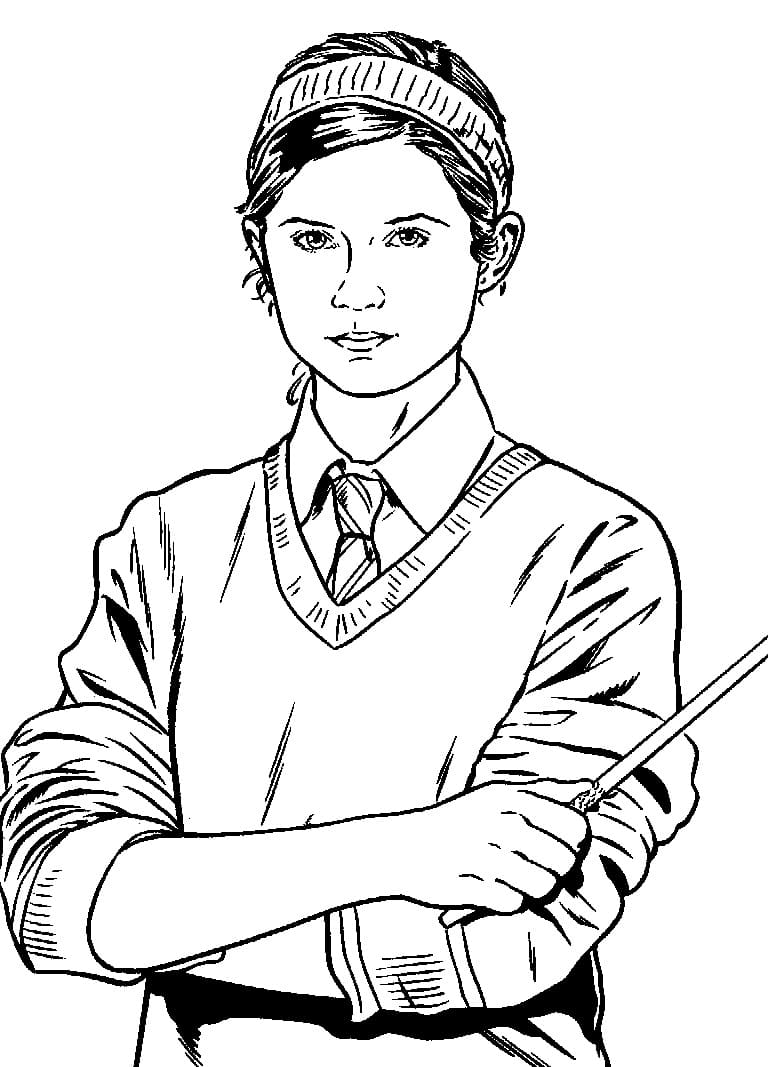 Coloriage Ginny Weasley
