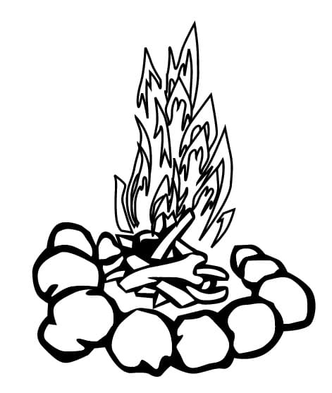 Grand Feu coloring page