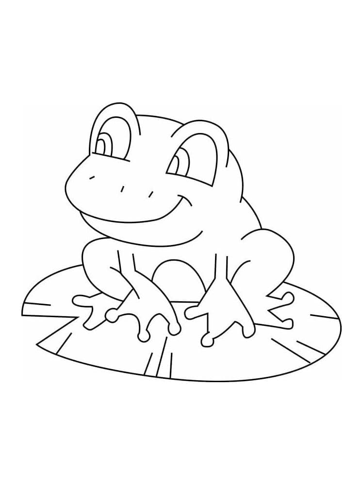 Coloriage Grenouille 8