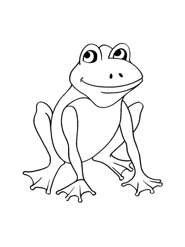 Coloriage Grenouille 9