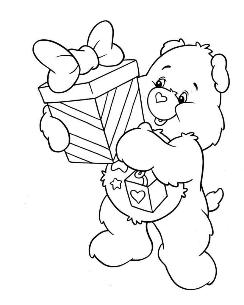 Coloriage Groscascou de Bisounours