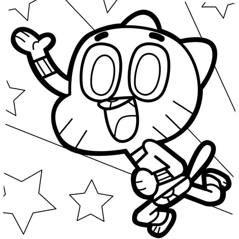 Gumball Le Monde incroyable de Gumball coloring page