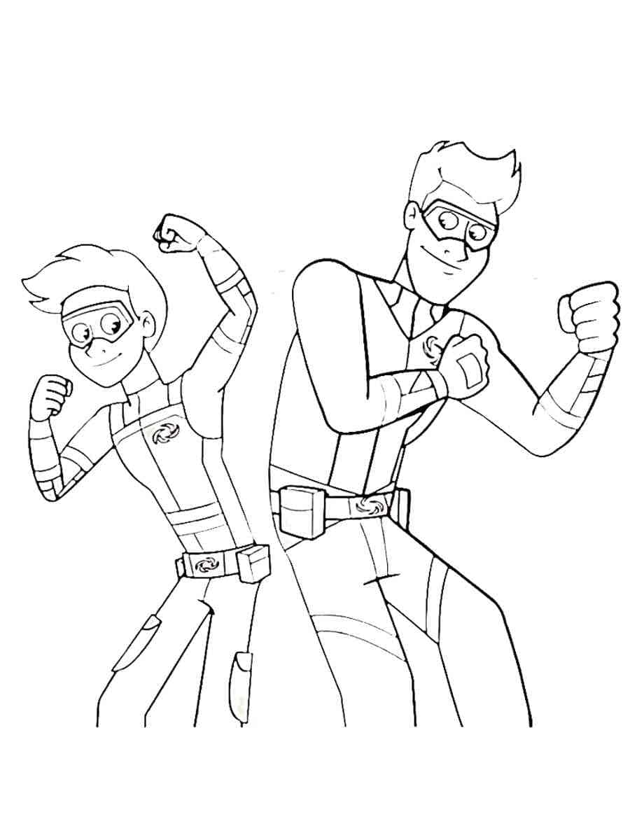 Coloriage Henry Danger