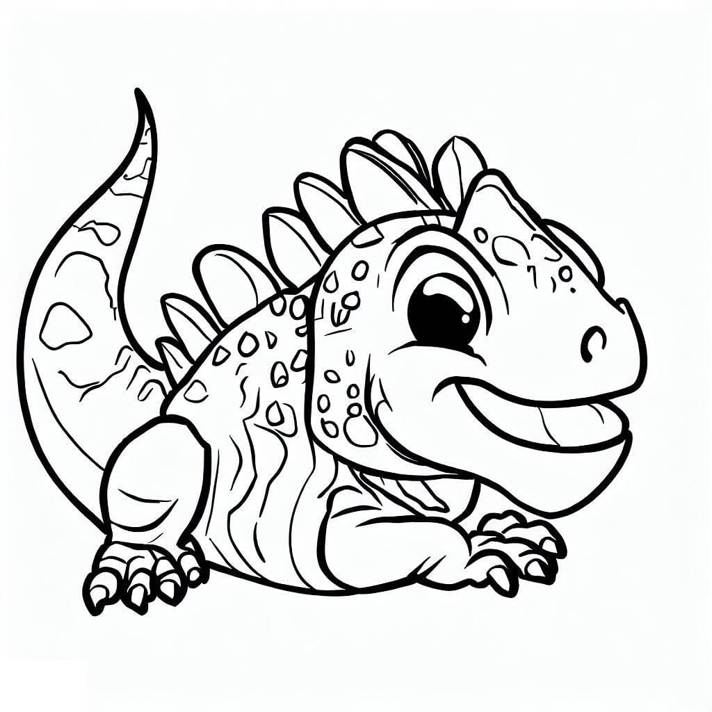 Iguane Mignon coloring page