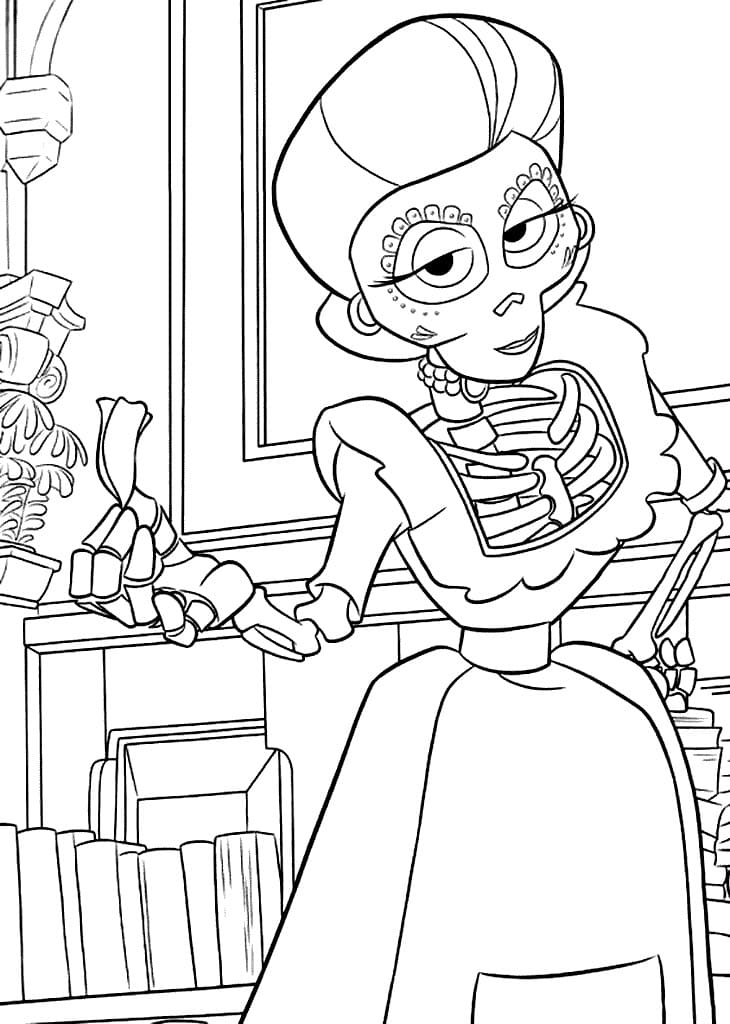 Imelda coloring page