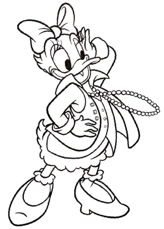 Jolie Daisy coloring page