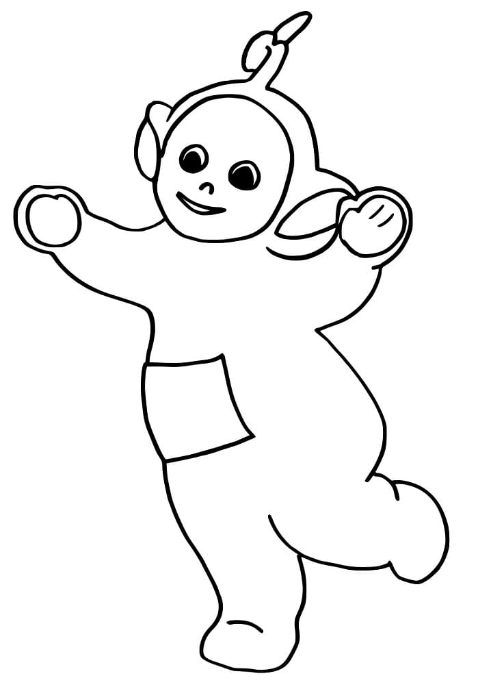 Laa-Laa Amicale coloring page