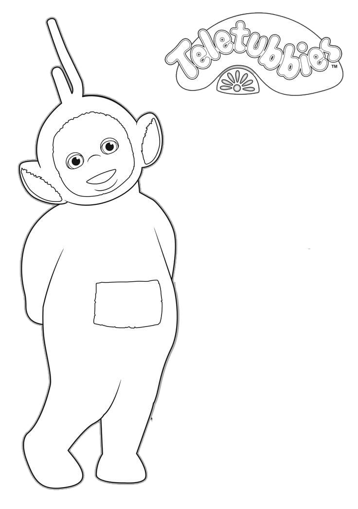 Coloriage Laa-Laa Souriante