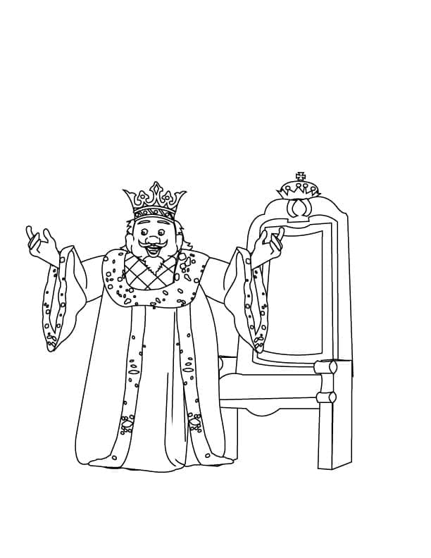 Le Roi Josaphat coloring page
