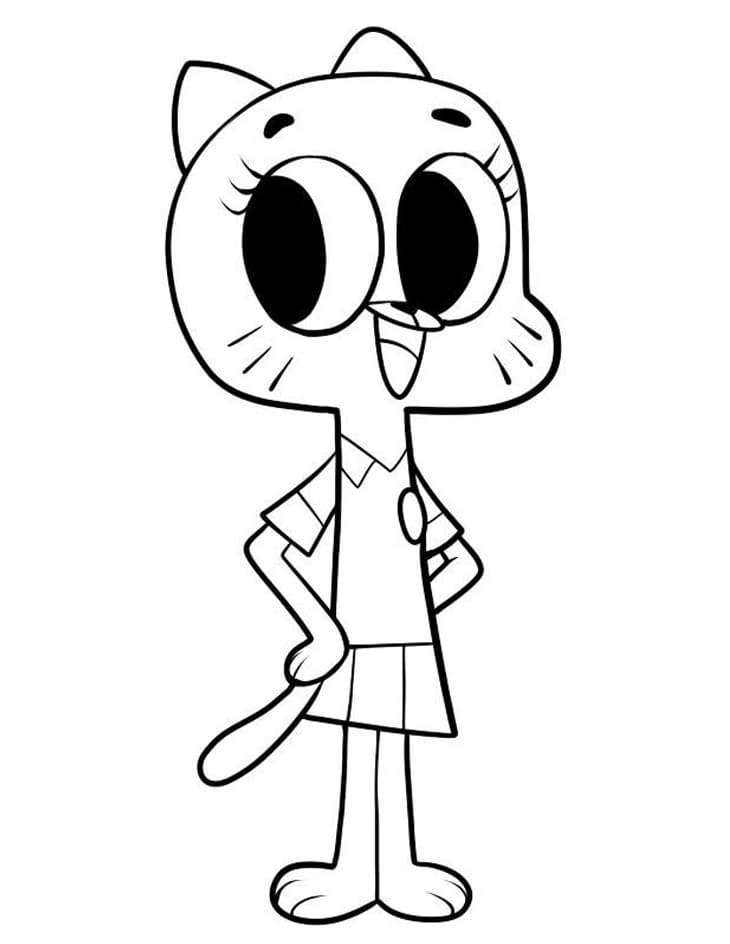 Nicole Watterson coloring page