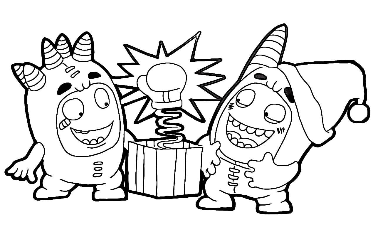 Coloriage Oddbods 3