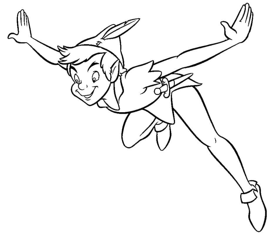 Peter Pan de Disney coloring page