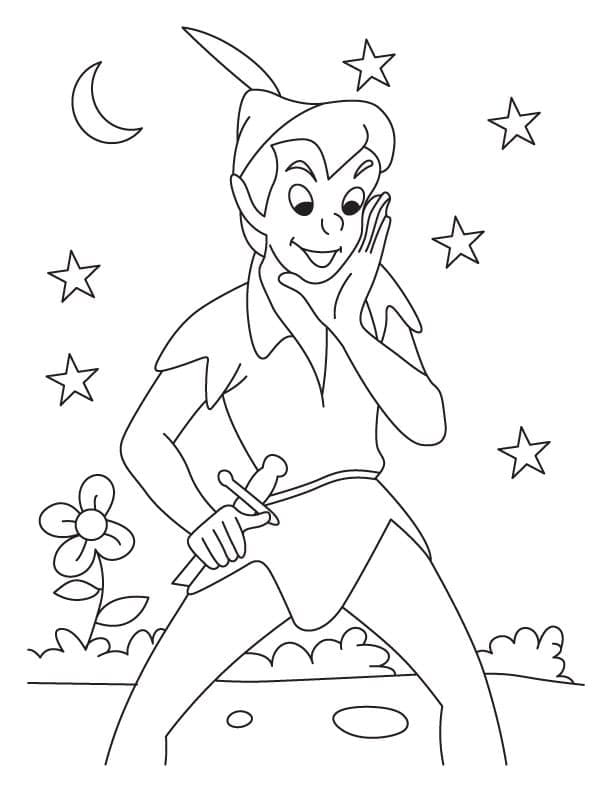 Peter Pan Gratuit Pour les Enfants coloring page