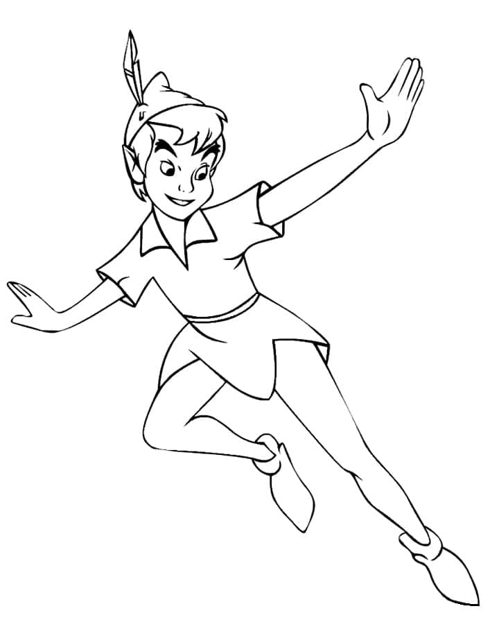 Peter Pan Gratuit coloring page