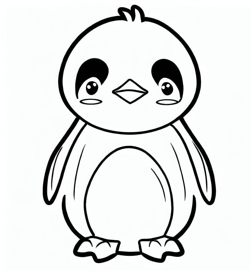 Coloriage Petit Pingouin