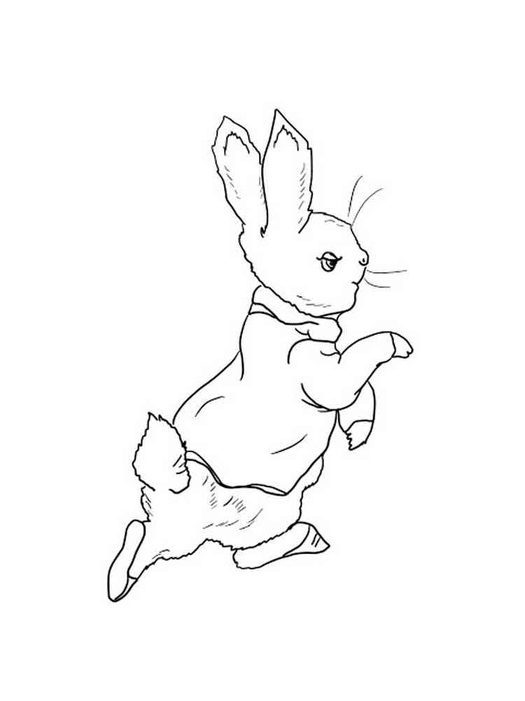 Coloriage Pierre Lapin 1