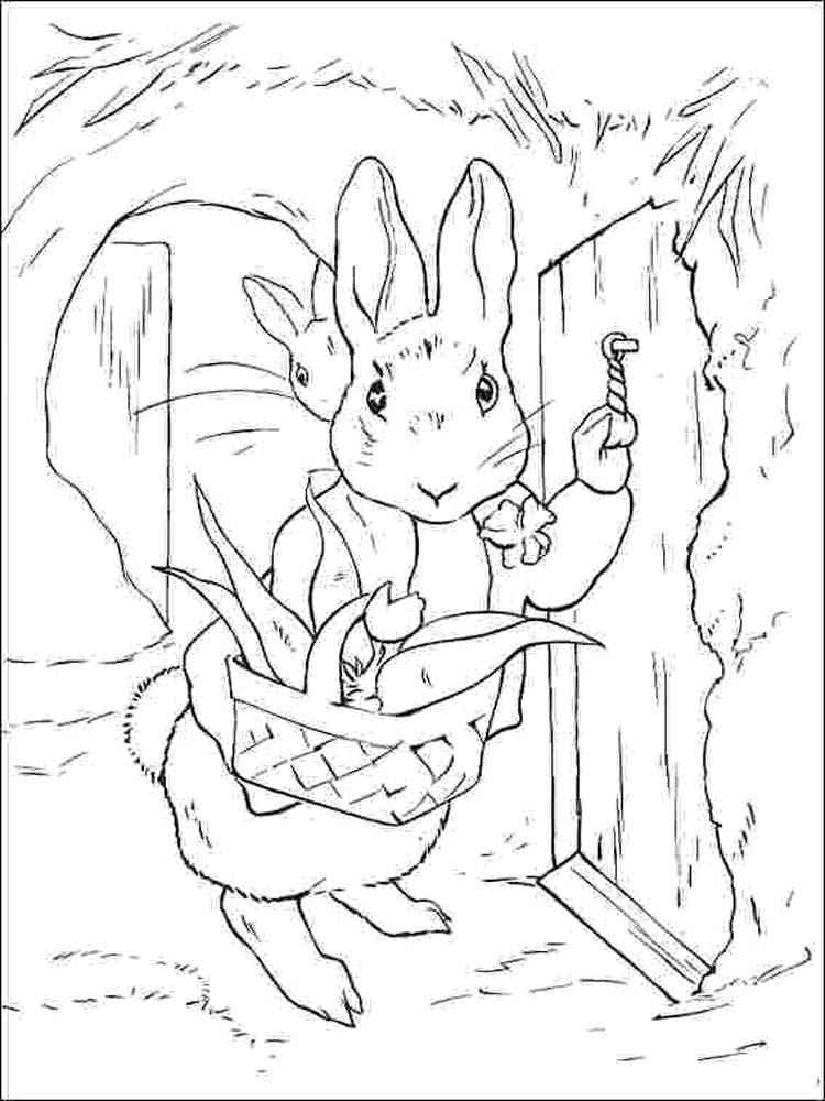 Coloriage Pierre Lapin 3