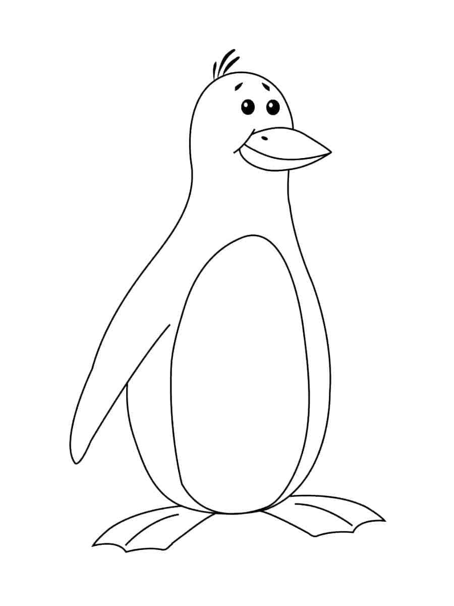 Coloriage Pingouin Gratuit