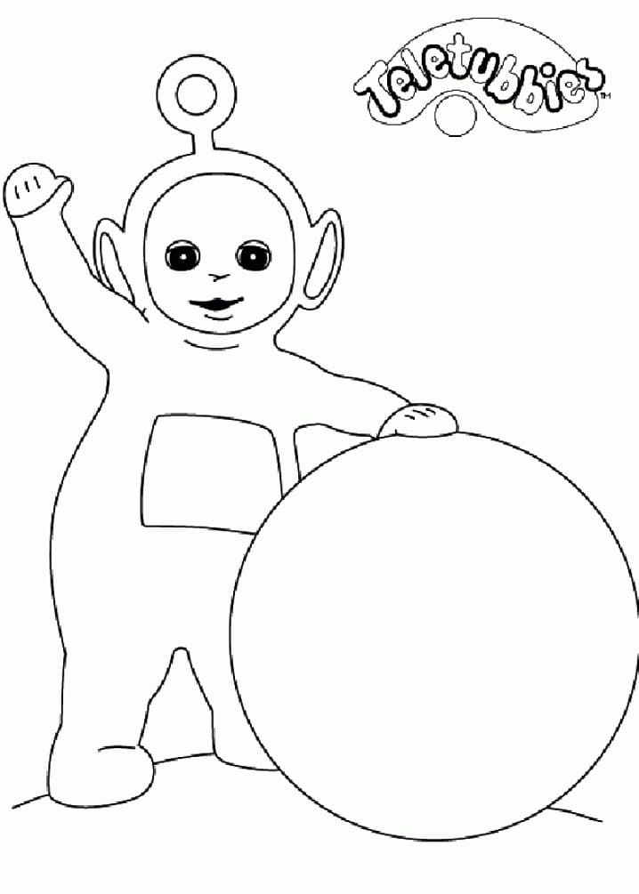 Coloriage Po de Teletubbies