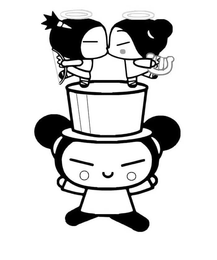 Pucca Gratuit Pour les Enfants coloring page