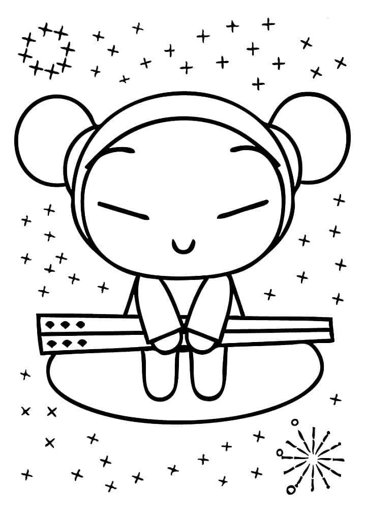 Pucca Pour Enfants coloring page