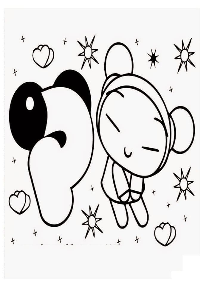 Pucca Pour les Enfants coloring page