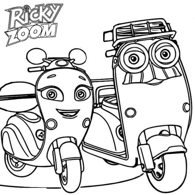 Ricky Zoom Pour les Enfants coloring page