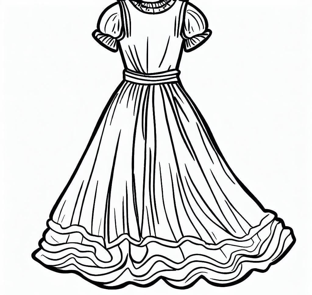 Robe 1 coloring page