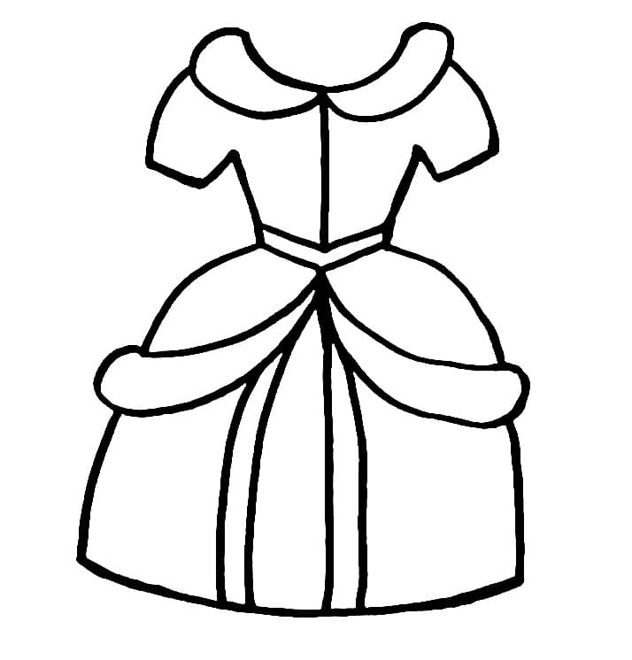 Robe Facile coloring page