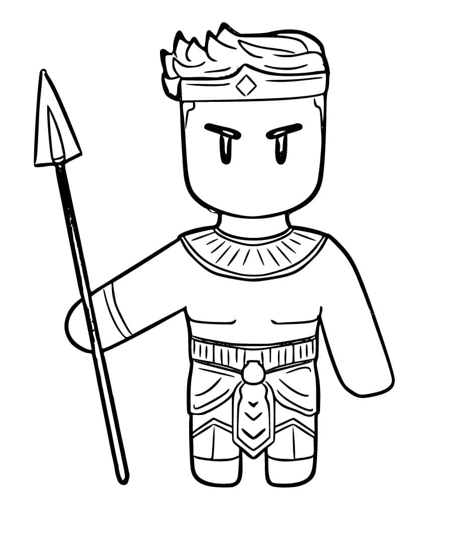 Stumble Guys Imprimable coloring page