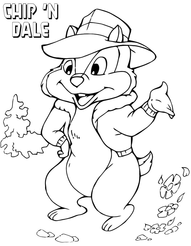 Tic coloring page