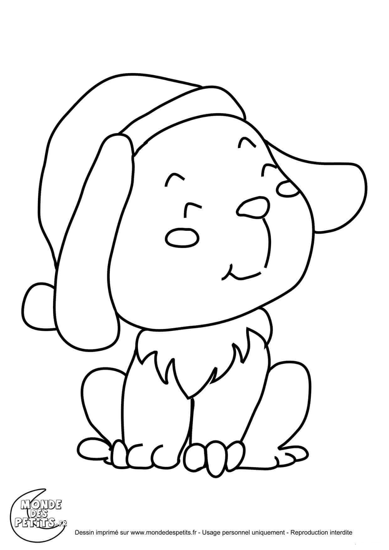 Titounis Noel Chien coloring page