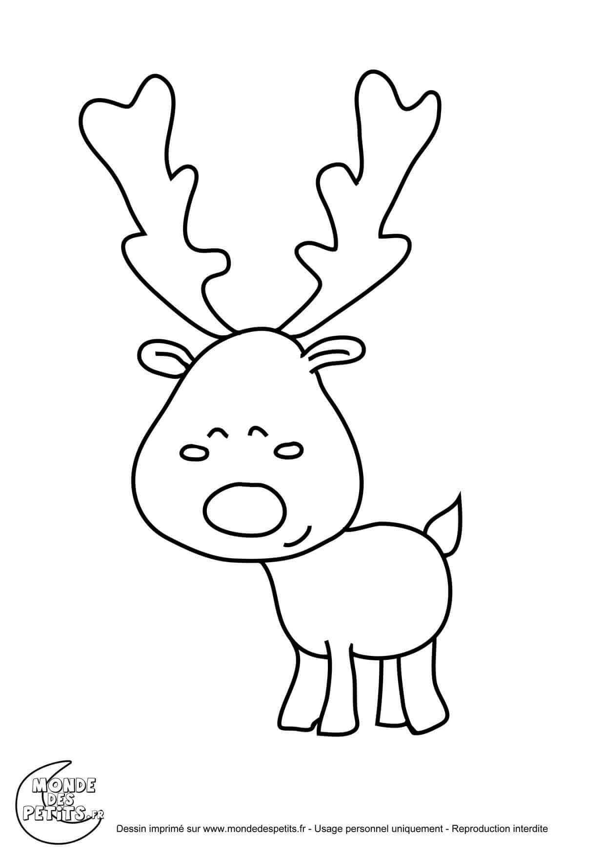 Titounis Noel Renne coloring page