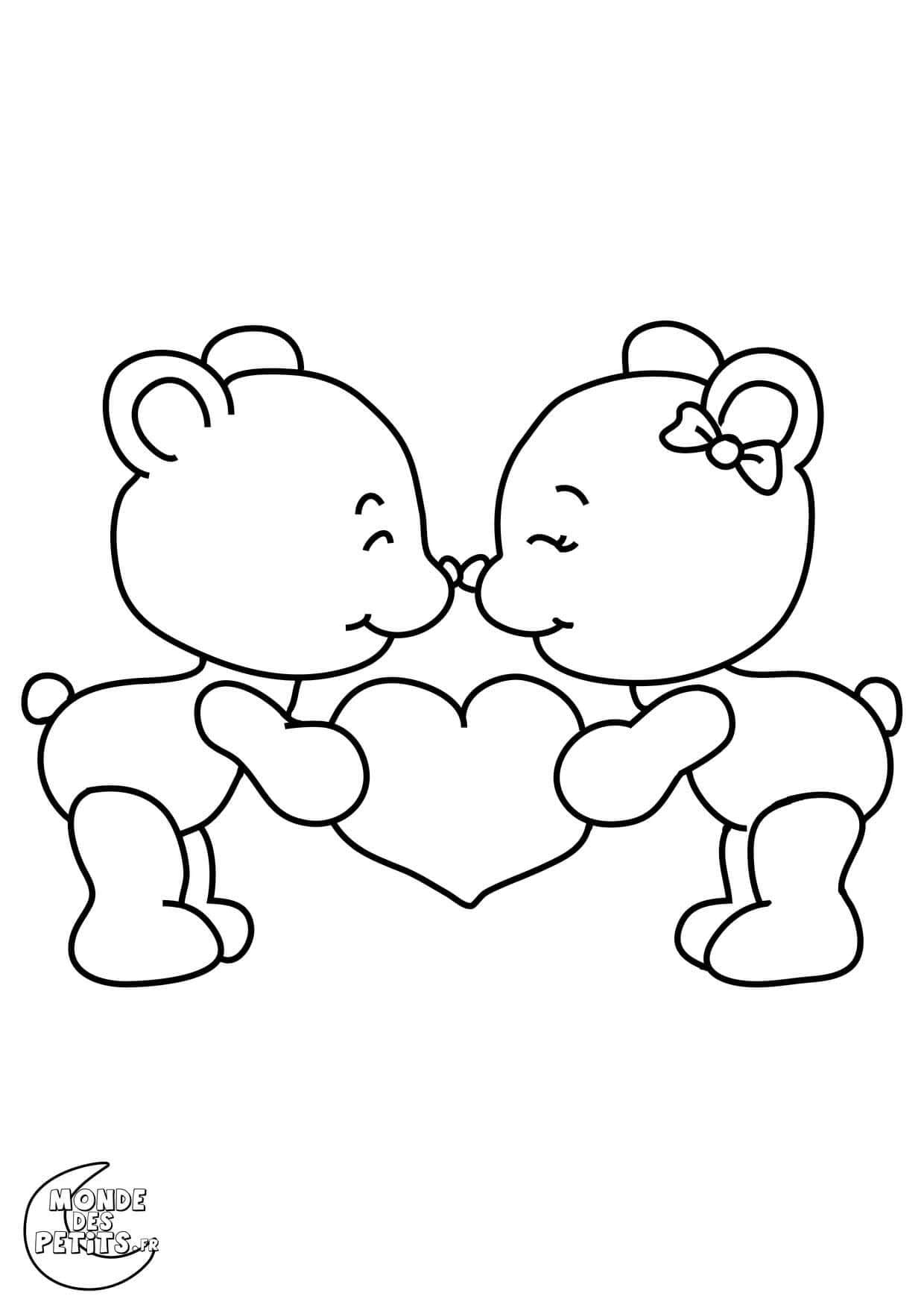 Titounis Valentin coloring page