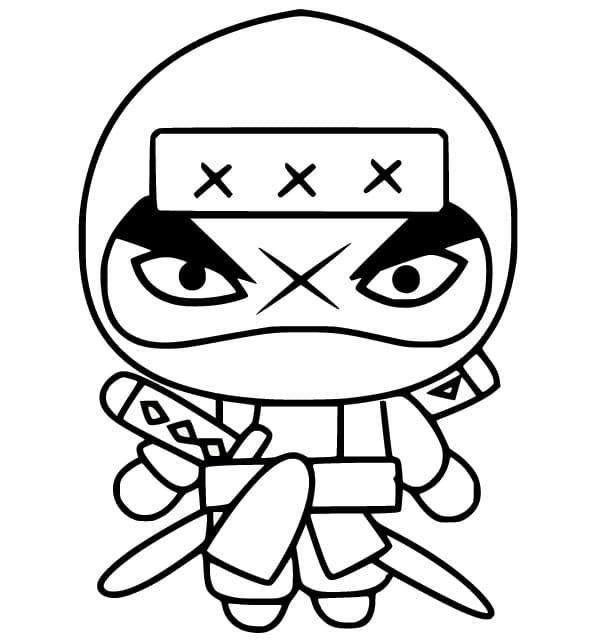 Tobe de Pucca coloring page