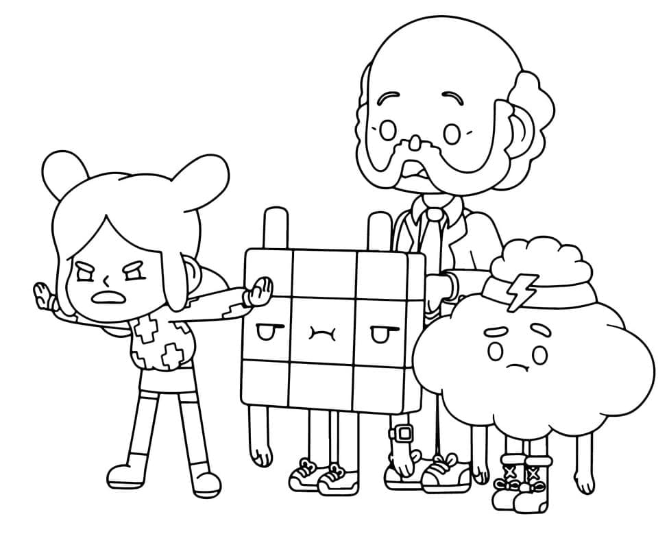 Coloriage Toca Boca 10