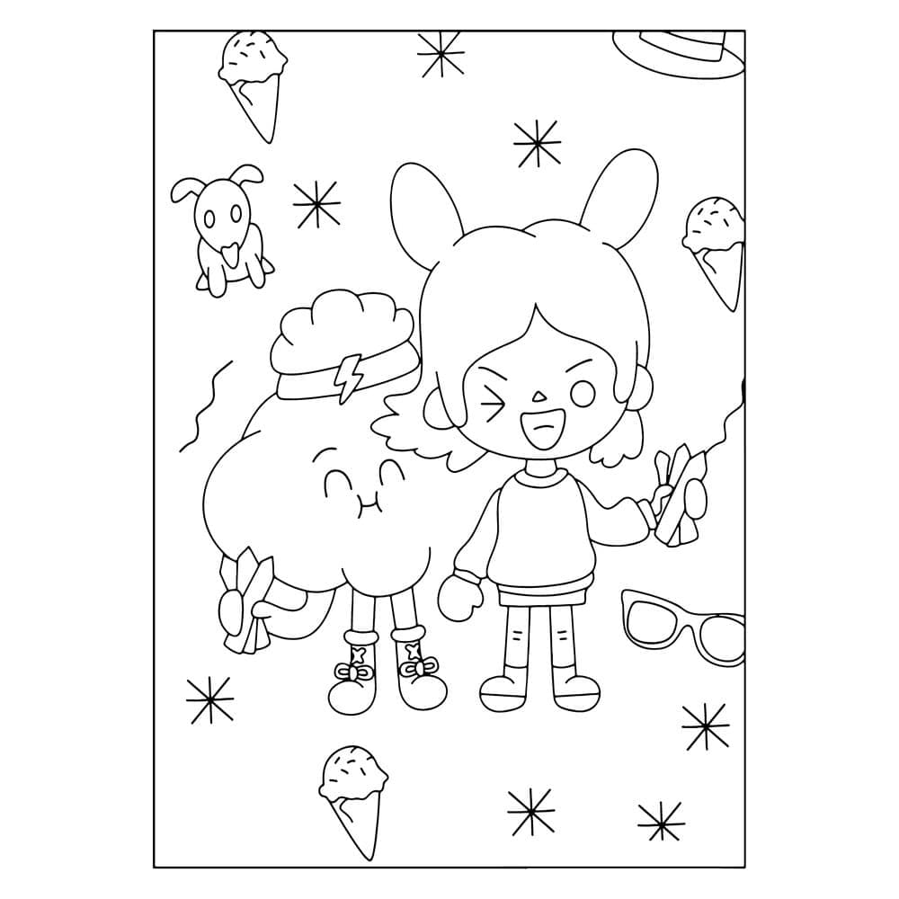 Coloriage Toca Boca 9