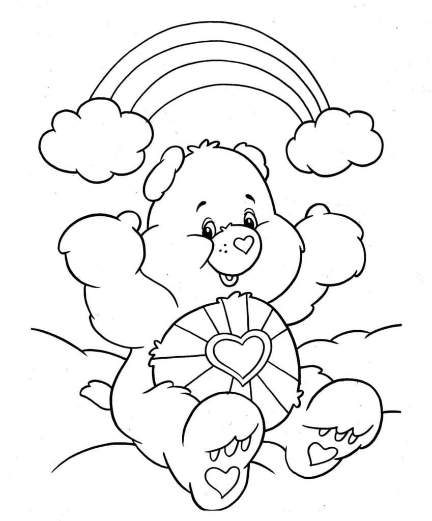 Coloriage Toumieux de Bisounours