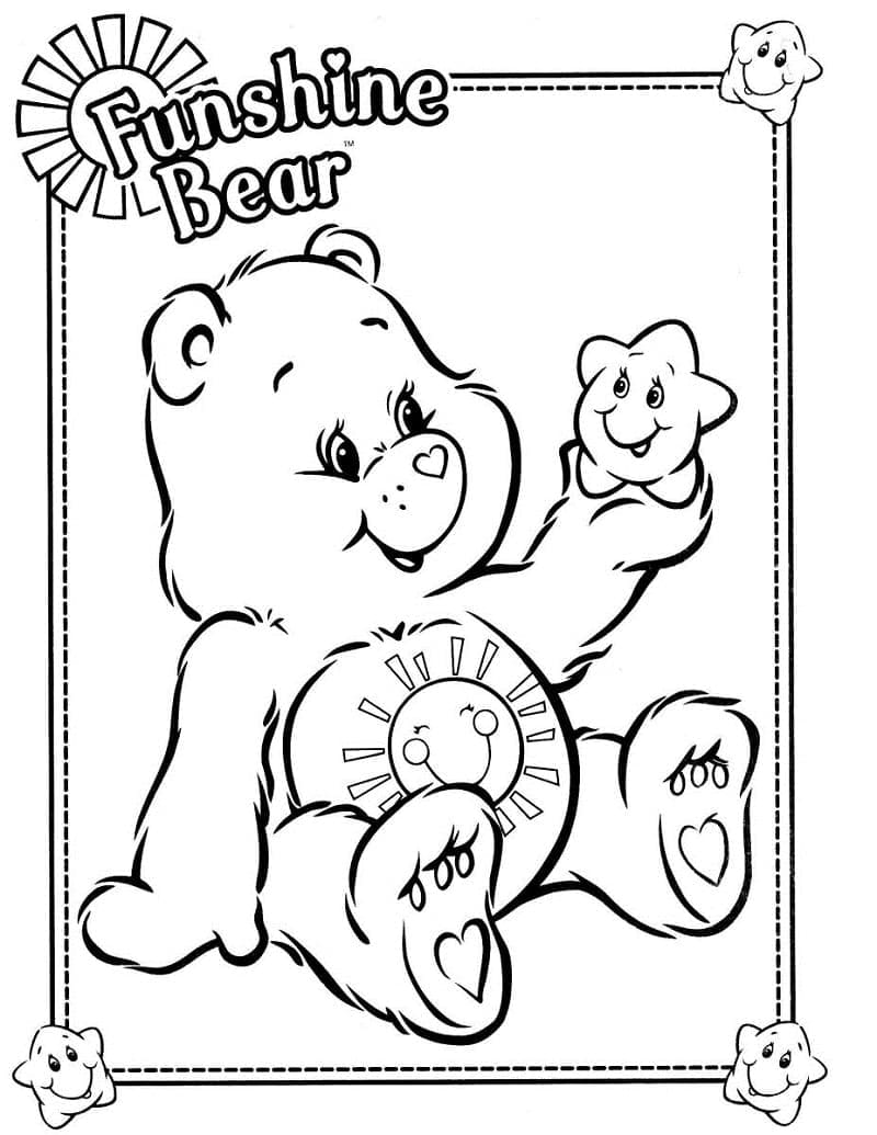 Coloriage Toutaquin de Bisounours