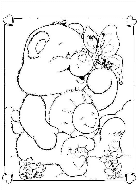 Toutaquin et Papillon coloring page