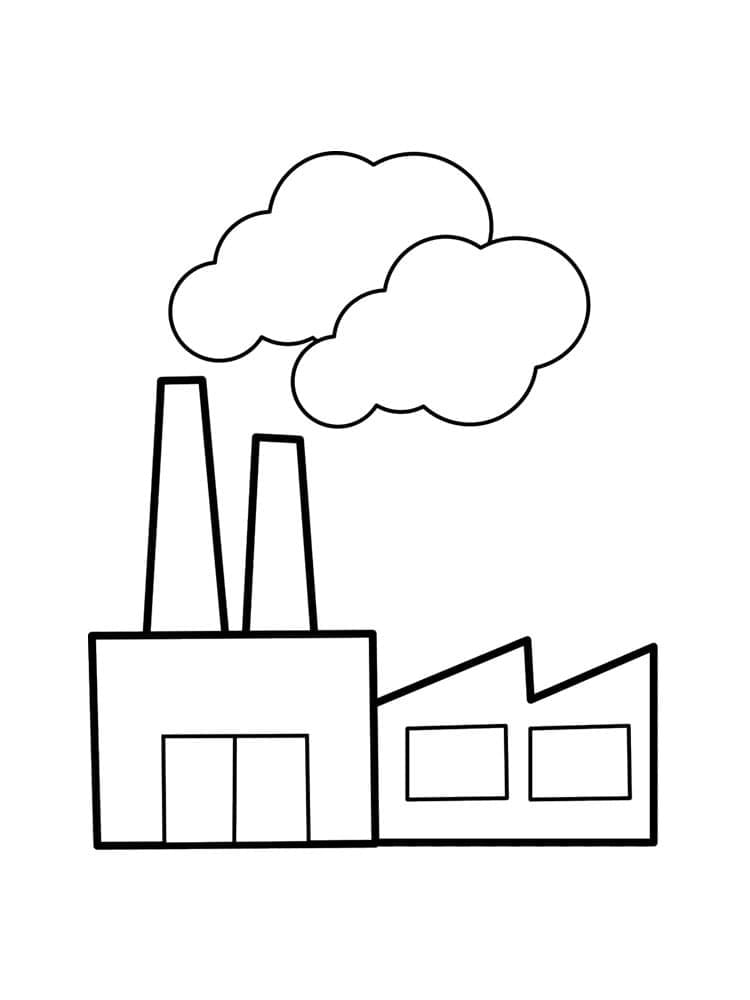Usine Simple coloring page