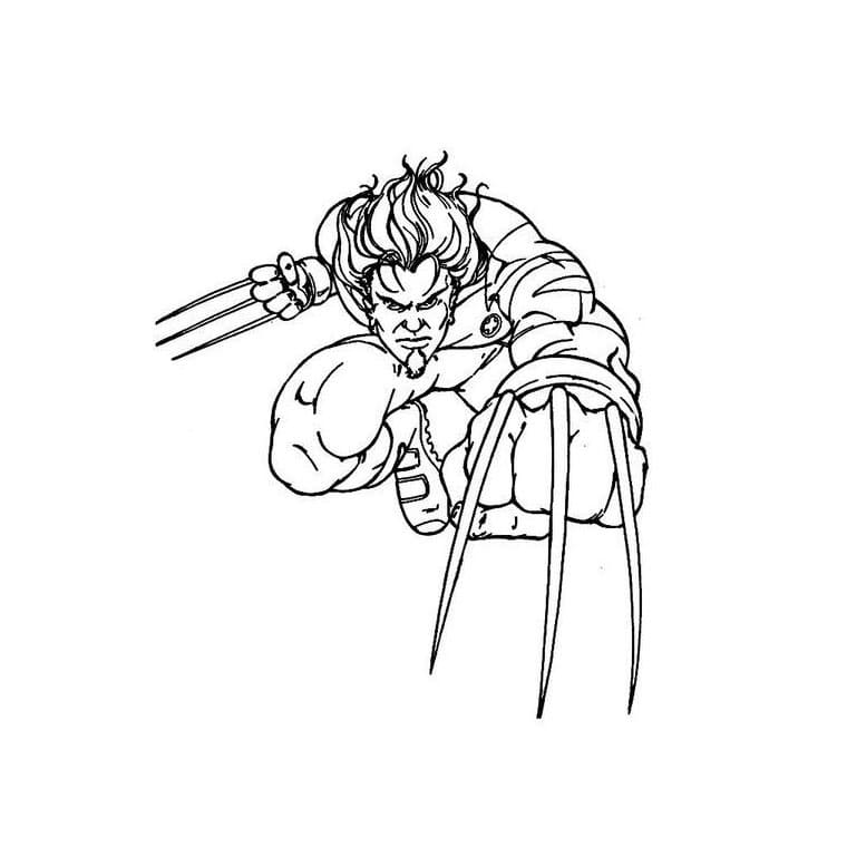 Wolverine Fort coloring page