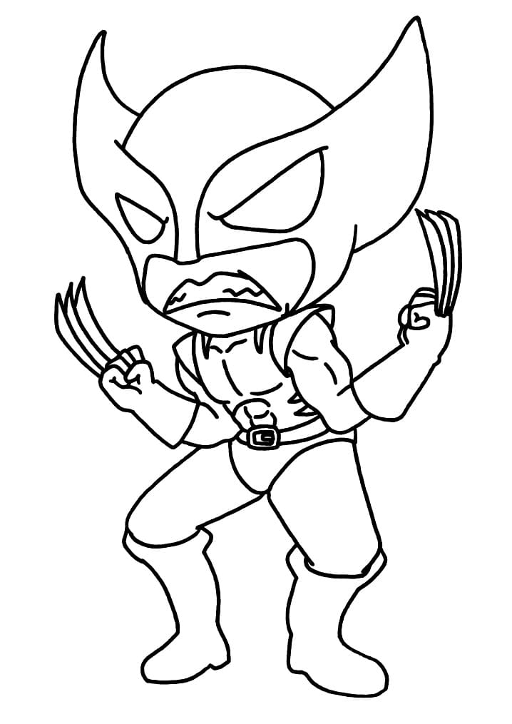 Wolverine Gratuit Pour les Enfants coloring page