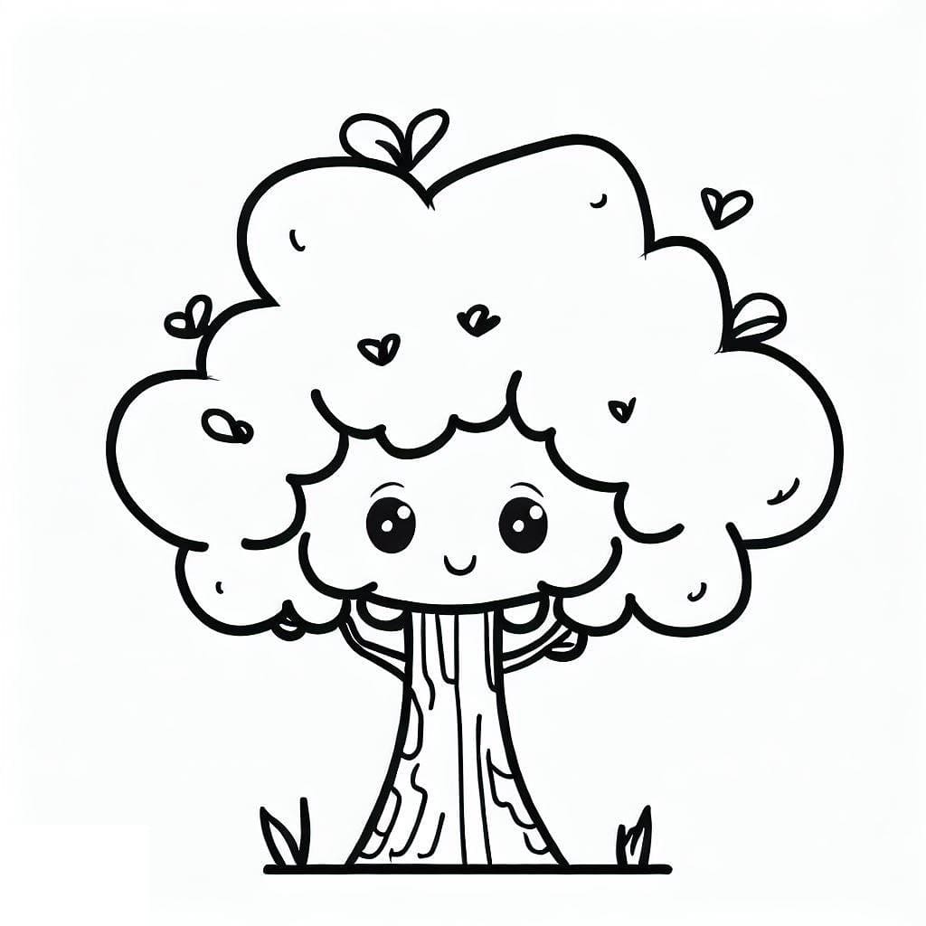 coloriage-adorable-arbre-t-l-charger-et-imprimer-gratuit-sur